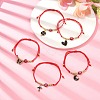 Alloy Charm Bracelet BJEW-JB09626-5