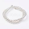Non-magnetic Synthetic Hematite Bead Strands G-P262-20-6mm-S-2