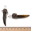 Natural Mixed Gemstone Sword Shape Connector Charms G-H332-08R-4