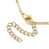 Brass Bar Link Chain Bracelet Making AJEW-JB01219-01-3
