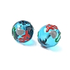 Ocean Theme Handmade Glass Enamel Beads LAMP-D304-02F-3