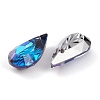 Embossed Glass Rhinestone Pendants GLAA-J101-06A-001BB-2