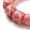 Synthetic Coral Flower Rose Beads Strands CORA-U001-01B-02-3