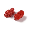 Synthetic Coral Carved Beads CORA-C001-05-2