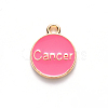 Alloy Enamel Pendants X-ENAM-S124-01B-03D-3