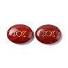 Natural Red Jasper Healing Massage Palm Stones G-E579-03C-1