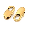 Ion Plating(IP) 304 Stainless Steel Lobster Claw Clasps STAS-G201-06E-G-2