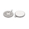 304 Stainless Steel Pendant Enamel Settings LS-STAS-N097-195P-2