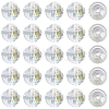 80Pcs AB Color Plated Glass Beads EGLA-PA0001-41A-7
