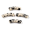 Opaque Spray Painted Acrylic Beads MACR-S372-002F-B08-1