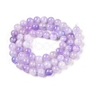 Dyed Natural White Jade Beads Strands G-T138-6mm-210-10-2