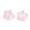 Transparent Spray Painted Glass Beads X1-GLAA-NH0003-01C-2