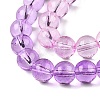 Baking Paint Transparent Glass Beads DGLA-M001-8mm-01-3