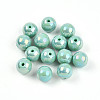 Electroplate Pearlized Glass Pearl Beads EGLA-T021-14C-04-1