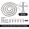 DIY Chain Bracelet Necklace Making Kit STAS-YS0001-01-3
