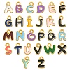 26Pcs 26 Styles Alloy Enamel Pendants ENAM-YW0002-94-1