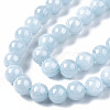 Natural Chalcedony Beads Strands X-G-S333-6mm-004-3