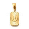 304 Stainless Steel Pendants STAS-S161-01U-G-1