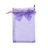 Rectangle Organza Drawstring Bags PAAG-PW0007-09B-08-2