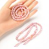 5 Strands Natural Rose Quartz Beads Strands G-YW0002-02-4