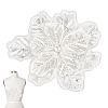 3D Polyester Embroider Thread Iron on/Sew On Patches PATC-WH0023-21B-1