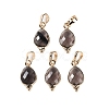 Natural Smoky Quartz Faceted Pendans KK-L218-004G-05-1