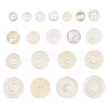 Flat Round Resin Buttons BUTT-TAC0017-01D-3