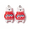 Christmas Theme Opaque Resin Pendants LS-FIND-E025-21-2