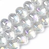 Electroplate Glass Beads Strand X-EGLA-S188-22-B03-4