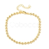 Brass Link Chain Bracelets for Women BJEW-C140-12G-4