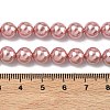 Electroplated Shell Pearl Beads Strands X-BSHE-G041-8mm-05-2