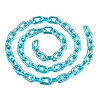 Acrylic Opaque Cable Chains PACR-N009-002C-2