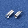 925 Sterling Silver Cord Ends STER-F032-09S-1.8mm-2