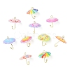12Pcs 12 Style Acrylic Pendants KK-CJ0003-34-8