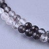 Natural Rutilated Quartz Beaded Necklaces NJEW-K114-C-A05-2