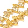 Electroplate Glass Beads Strands EGLA-B004-02A-AB01-1