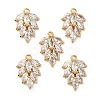 Brass Micro Pave Cubic Zirconia Pendants X-KK-S348-502-NF-1