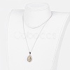 Natural & Synthetic Gemstone Pendant Necklaces NJEW-JN02160-4