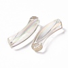 UV Plating Transparent Rainbow Iridescent Acrylic Beads X-OACR-A016-01M-4