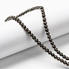 Natural Pyrite Beads Strands G-L031-4mm-01-4