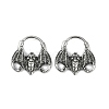 Bat 316 Surgical Stainless Steel Hoop Earrings X-EJEW-G416-31AS-4