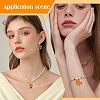 48Pcs 6 Styles Alloy Enamel Pendants ENAM-SC0005-50-5