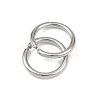 Tarnish Resistant 304 Stainless Steel Open Jump Rings STAS-E067-07-8mm-4