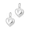 925 Sterling Silver Peach Heart Charms FIND-PH0021-55B-7