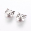 Tibetan Style Alloy Kitten Beads X-TIBEP-GC178-AS-NR-1