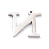 Non-Tarnish 304 Stainless Steel Pendant Rhinestone Settings STAS-F267-09N-P-3