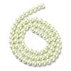 Eco-Friendly Dyed Glass Pearl Round Beads Strands HY-A002-6mm-RB005-2