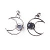 Natural Obsidian Pendants G-F639-07D-1