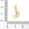 Brass Micro Pave Cubic Zirconia Pendants KK-S510-10G-3