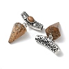 Natural Picture Jasper Pendants AL-CBA612E-11AS-2
